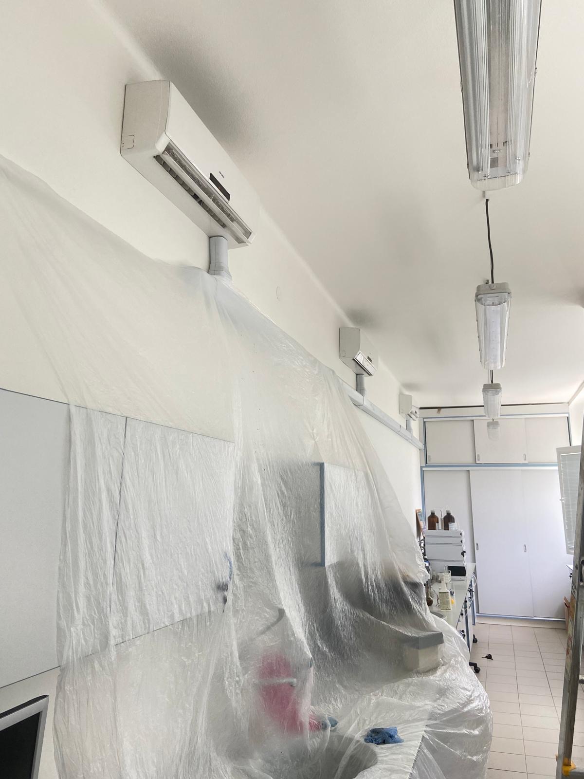 Montáž klimatizácií v laboratóriu